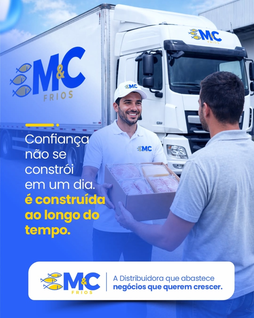Instalações e frota de entrega M & C Frios